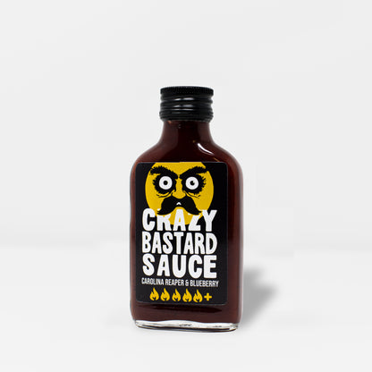 Scharfe Sauce Carolina Reaper und Blaubeere