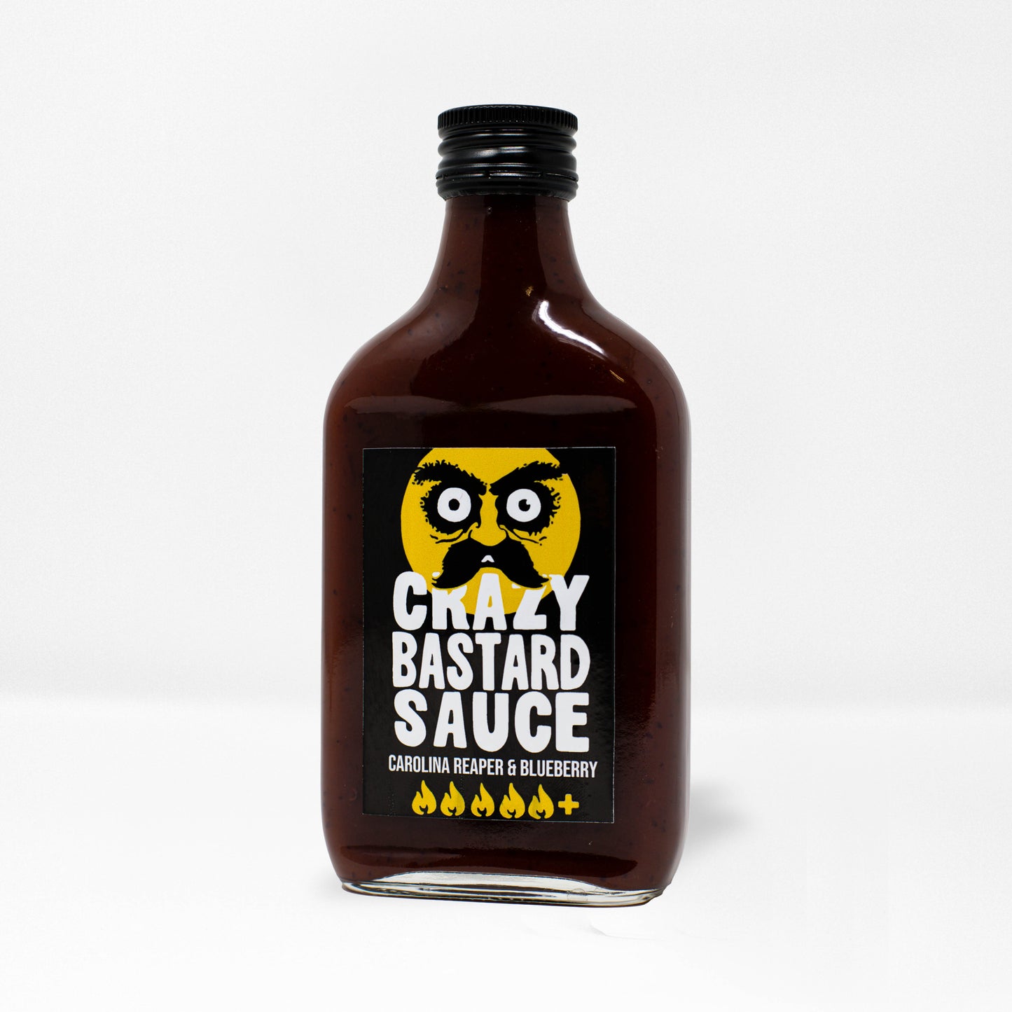 Scharfe Sauce Carolina Reaper und Blaubeere